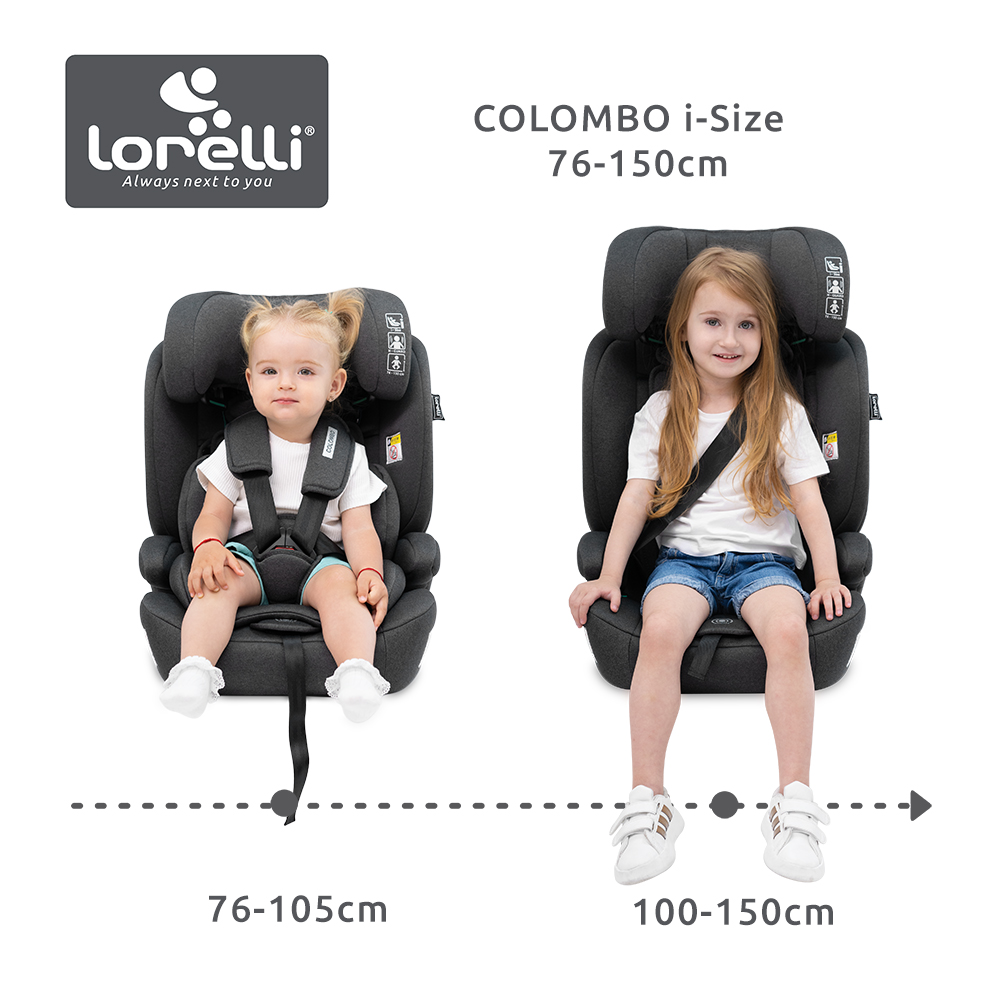 COLOMBO i-Size 76-150cm_height of the growing child