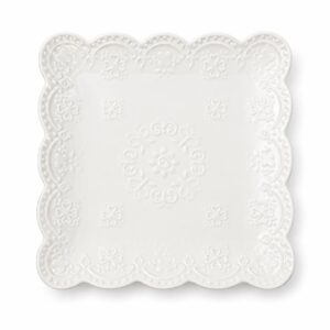 Декоративна чинија за сервирање 21 × 22 cm – бела