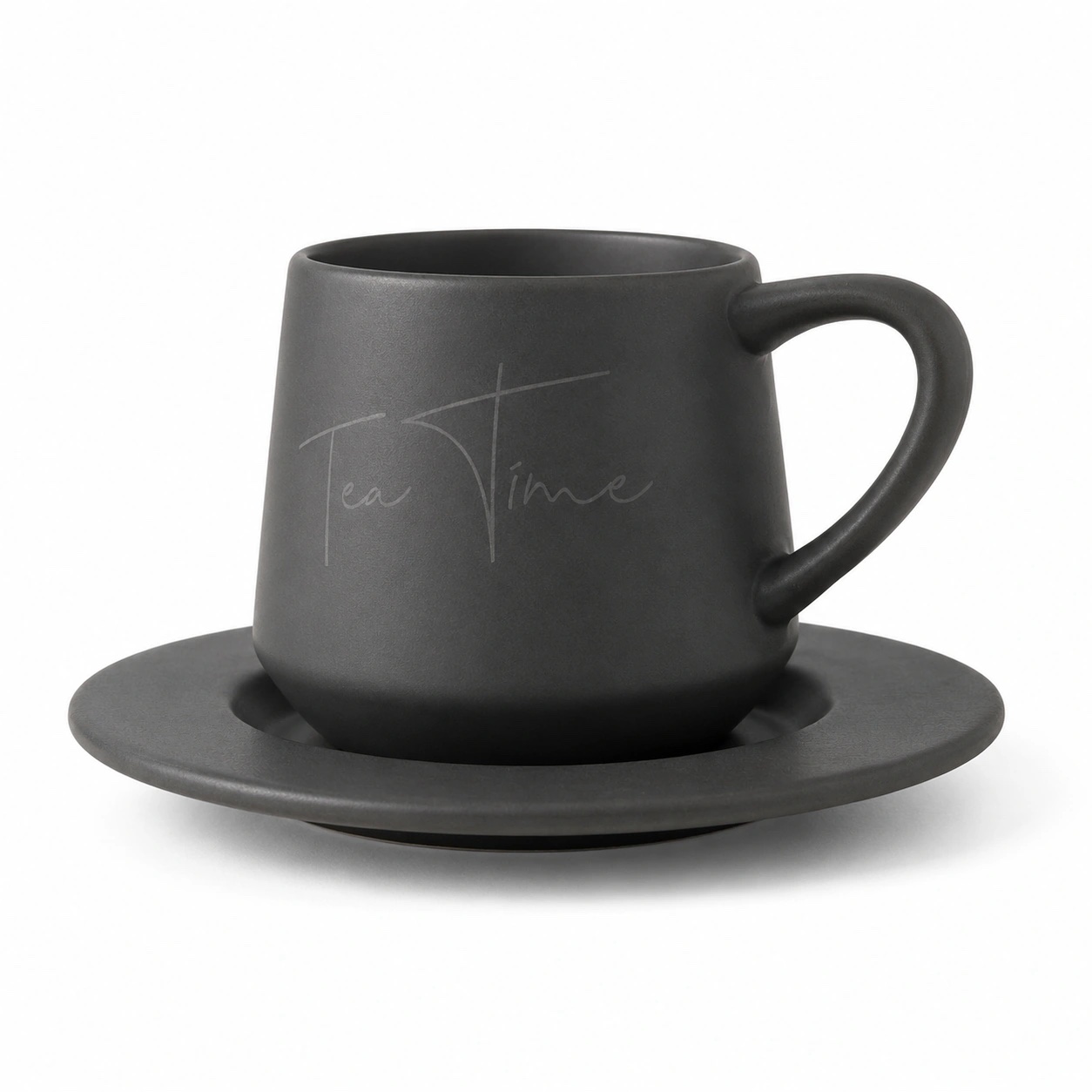 Сет од 6 филџани со тацни Tea Time – 150 ml
