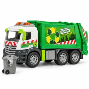 Камион за ѓубре Mercedes-Benz – Dickie Toys на бела позадина