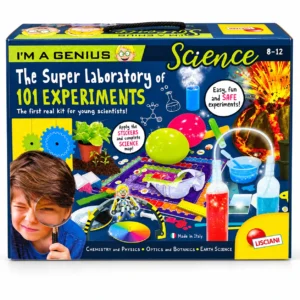 Научен сет Lisciani I’m a Genius со 101 експеримент – пакување
